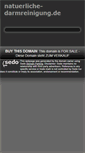 Mobile Screenshot of natuerliche-darmreinigung.de