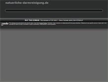 Tablet Screenshot of natuerliche-darmreinigung.de